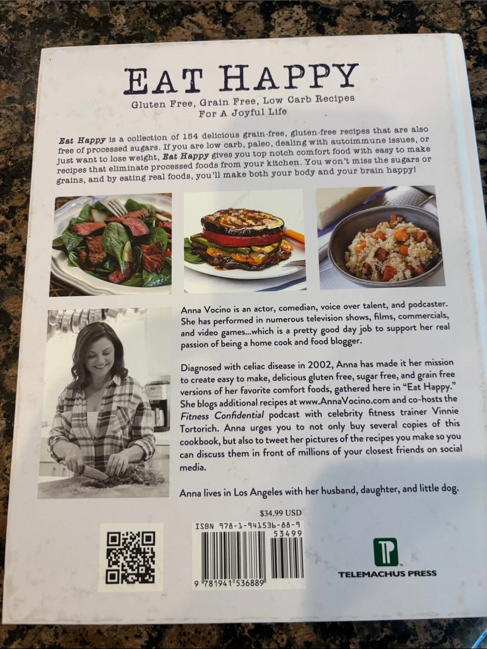 NEW NEVER USED Eat Happy Too & Eat Happy Hardcover Cookbook Set - White